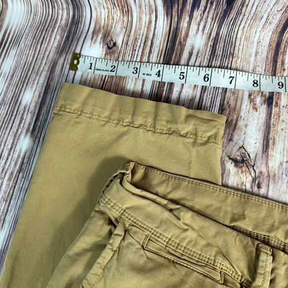 American Eagle Next Level Flex Mens 35x32.5 SLIM Straight Leg Chino Khaki Pants - Picture 6 of 10